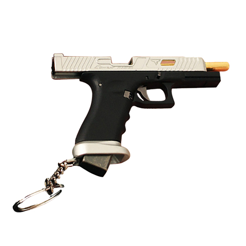 Glock 34 1:3 Scale Miniature Pistol Keychain