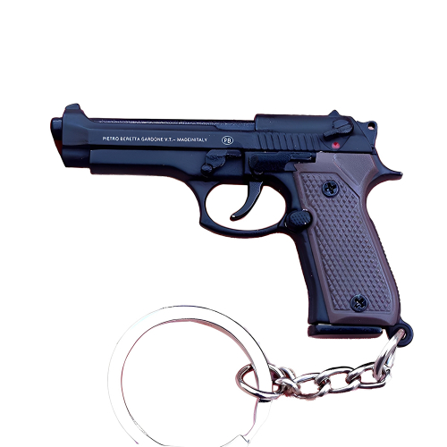 Beretta 92 Miniature Pistol Keychain