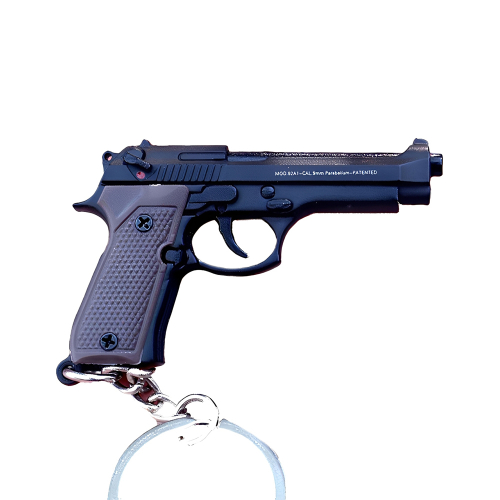 Beretta 92 Miniature Pistol Keychain