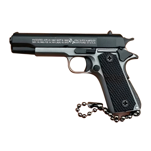 Colt M1911 Metal Alloy Gun Keychain