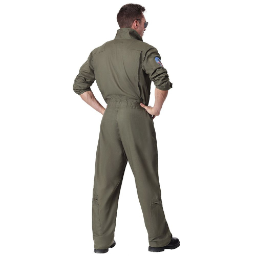 Flight Suit With Top Gun Patches