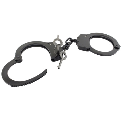 Gear Stock Stainless Steel Handcuffs