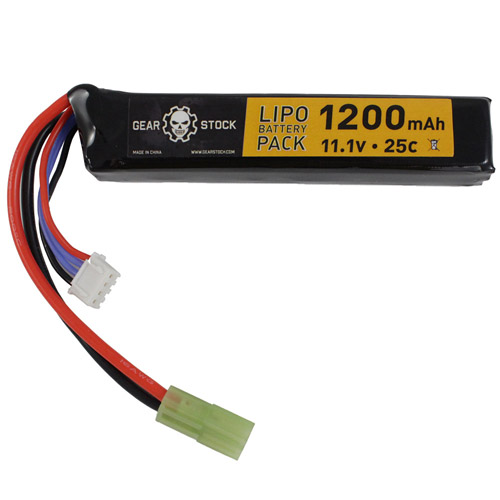 Stick Style 11.1V 1200mAh 25C LiPo AEG Battery