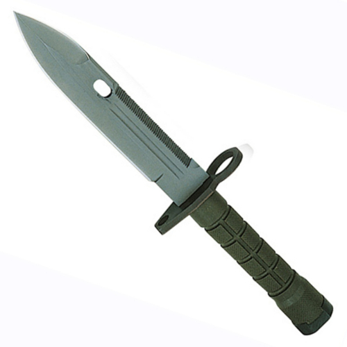 Kantas G.I. Type Stainless Steel M-9 Bayonet With Scabbard