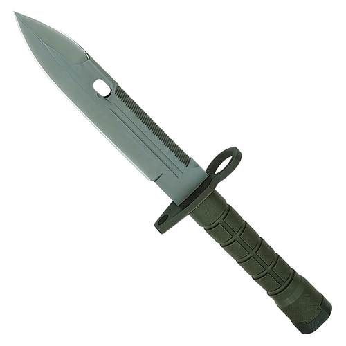 Gear Stock G.I. Type Stainless Steel M-9 Bayonet With Scabbard