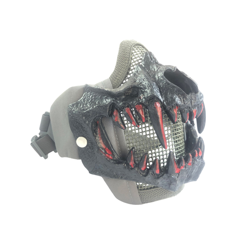 Half Face Skull Mask