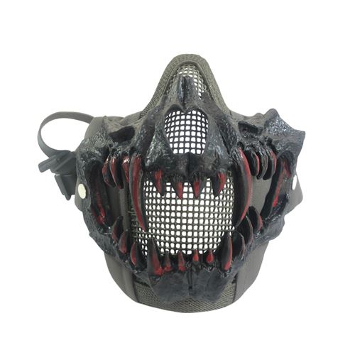 Half Face Skull Mask