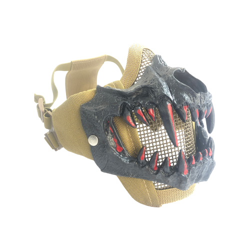 Half Face Skull Mask