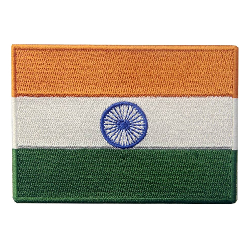 Gear Stock Flag Patch - India