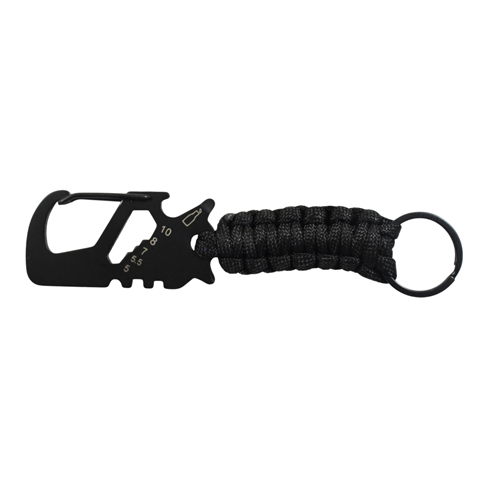 Outdoor Paracord Carabiner Keychain