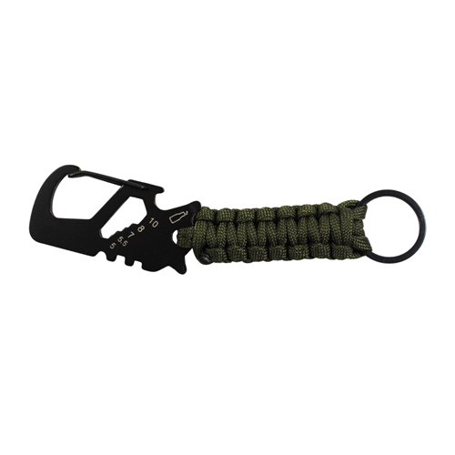 Outdoor Paracord Carabiner Keychain