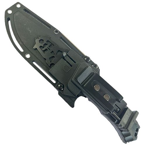 FieldCore Black Tactical Fixed Knife