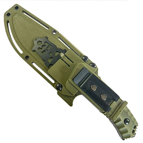 FieldCore Black Tactical Fixed Knife