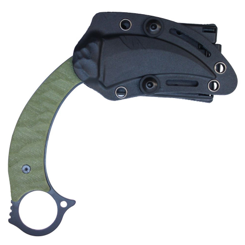 Wartech Steel Knife Karambit with Kydex Sheath