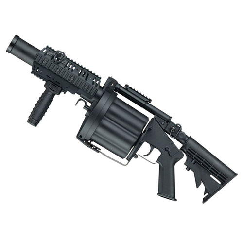 MGL Grenade Launcher - Retractable Stock 
