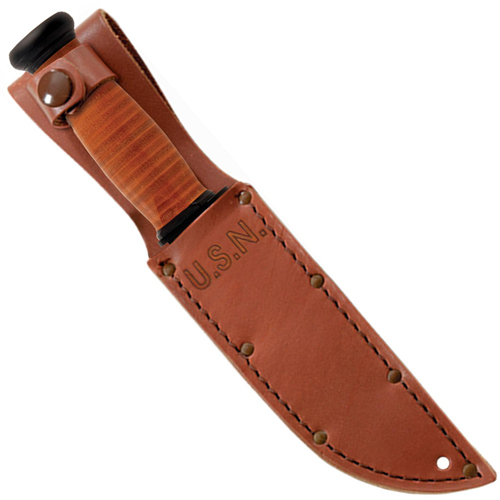 Mark I Plain Edge Fixed Blade Knife w/ Sheath