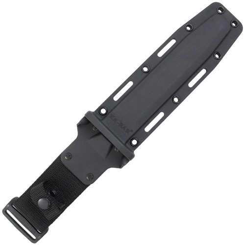 USMC Leather Handle Fixed Blade Knife