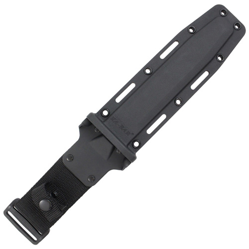 USMC Leather Handle Fixed Blade Knife