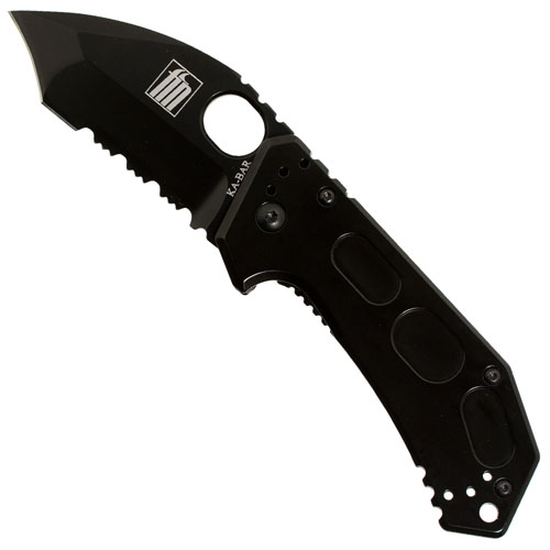 Fin Frame Lock Tanto Blade Folding Knife
