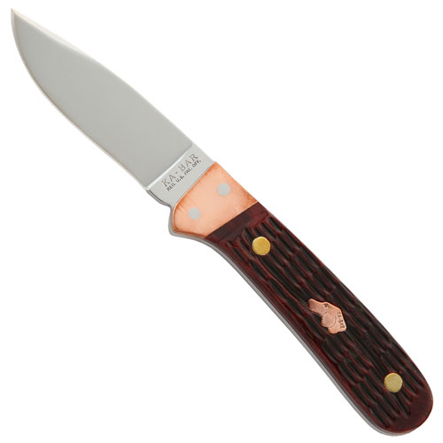 Ka-Bar Coppersmith Trailing Point Hunter Knife