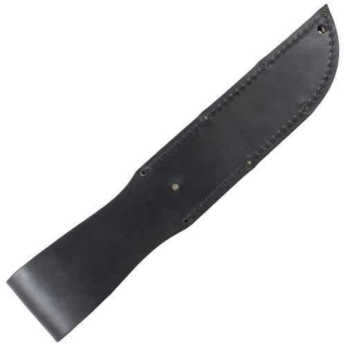 Full-size Black Leather Sheath for 7 Inch Long Blade Knife
