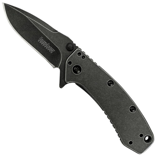 Cryo Drop Point Plain Edge Blade Folding Knife