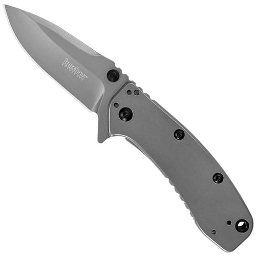 Cryo II Drop Point Plain Edge Blade Folding Knife