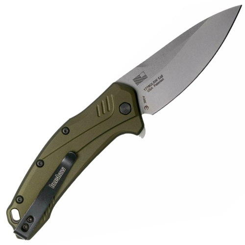 Link Olive Folding Blade Knife