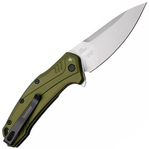 Link Olive Folding Blade Knife
