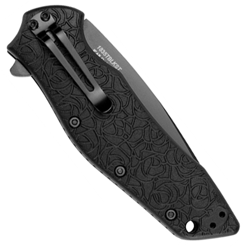 Kuro Black-Oxide Coated Tanto Blade Folding Knife