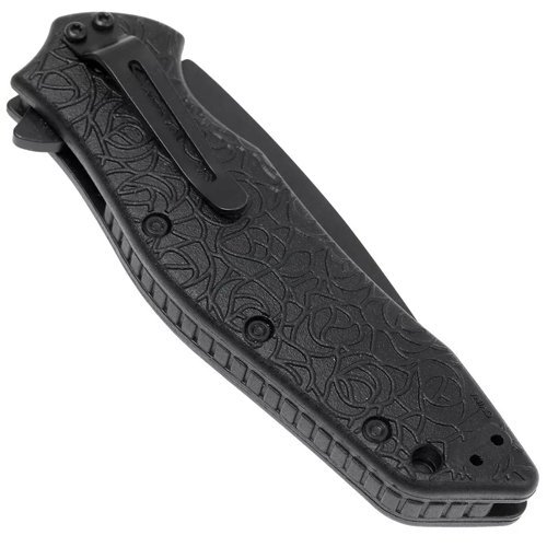 Kuro Black-Oxide Coated Tanto Blade Folding Knife
