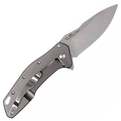 Eris Stainless Steel Handle Folding Knife