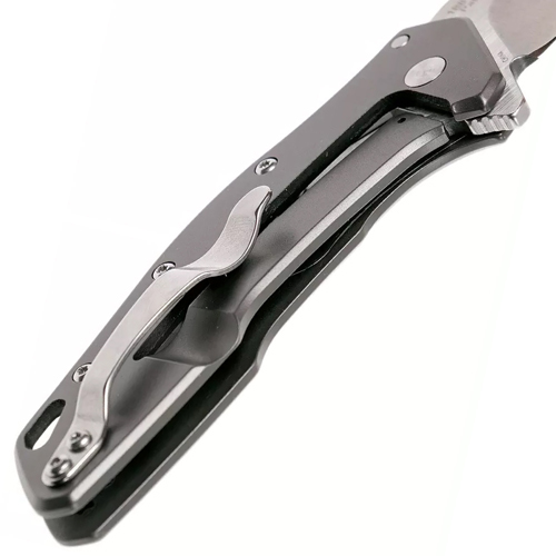 Eris Stainless Steel Handle Folding Knife