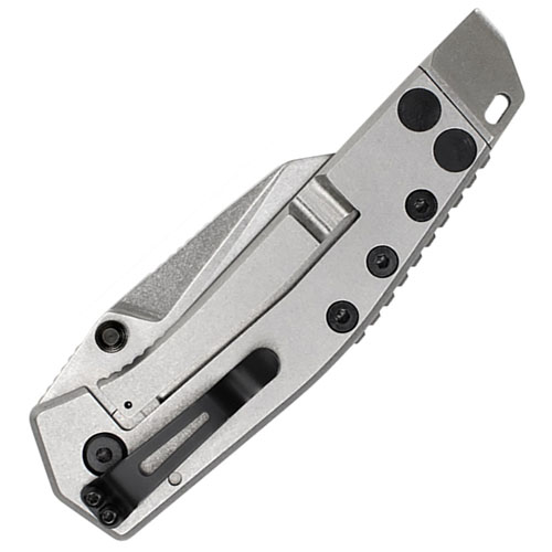 Kershaw Barge Stonewash Finish Wharncliffe Blade Folding Knife