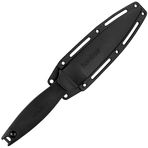 Secret Agent Black-Oxide Coated Fixed Blade Knife