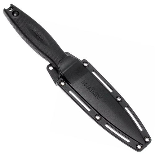 Secret Agent Black-Oxide Coated Fixed Blade Knife