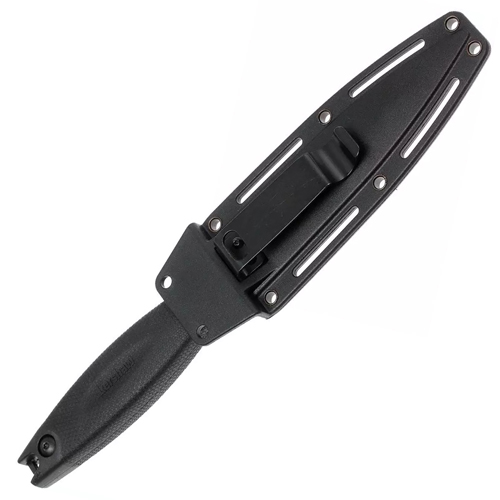 Secret Agent Black-Oxide Coated Fixed Blade Knife