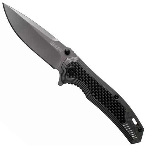 Fringe Titanium Carbo-Nitride Coated Blade EDC Folding Knife