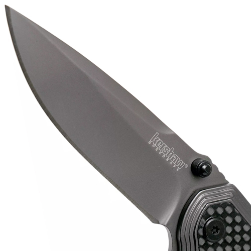Fringe Titanium Carbo-Nitride Coated Blade EDC Folding Knife
