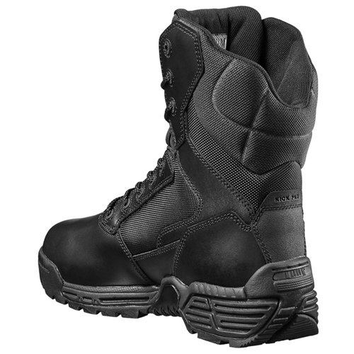 Magnum Mens Black Stealth Force 8.0 Side Zip WPI Boot