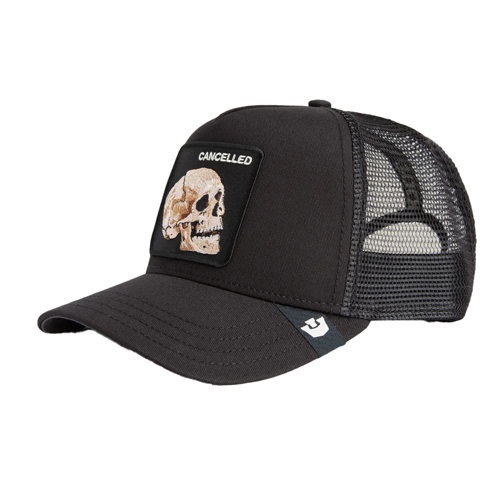 Goorin Bros Cancelled Skull Trucker Hat