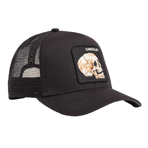 Goorin Bros Cancelled Skull Trucker Hat