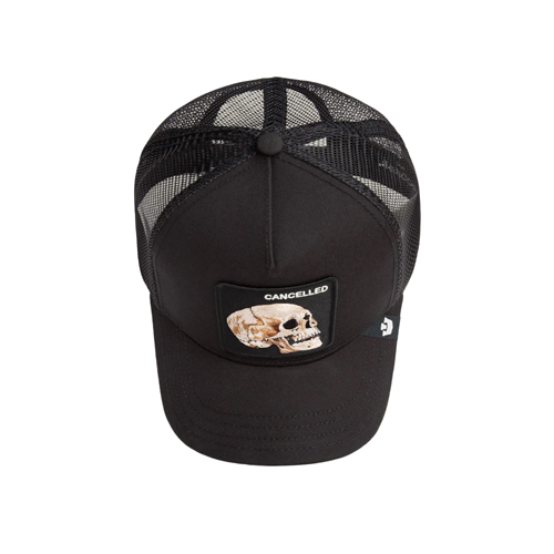 Goorin Bros Cancelled Skull Trucker Hat