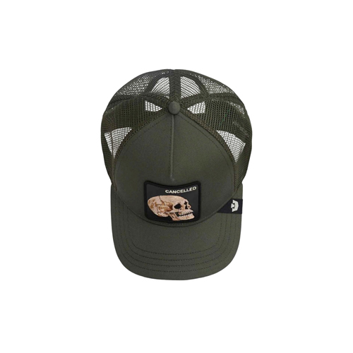 Goorin Bros Cancelled Skull Trucker Hat