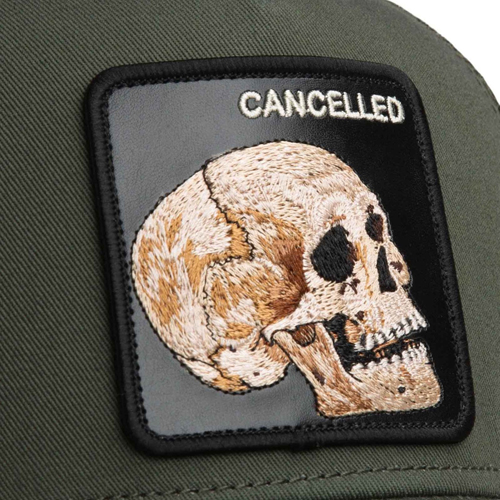 Goorin Bros Cancelled Skull Trucker Hat