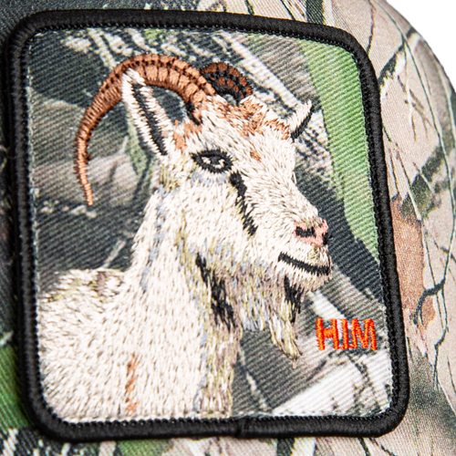 Goorin Bros Camo Goat Trucker Hat