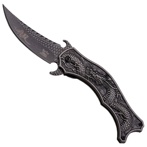 Dark Side Blades Stainless Steel Folding Knife