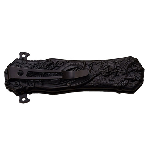 Dark Side Aluminum Handle 3mm Thick Folding Blade Knife