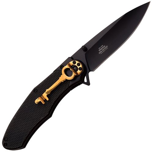 Dark Side Blades A050 Drop-Point Blade Folding Knife