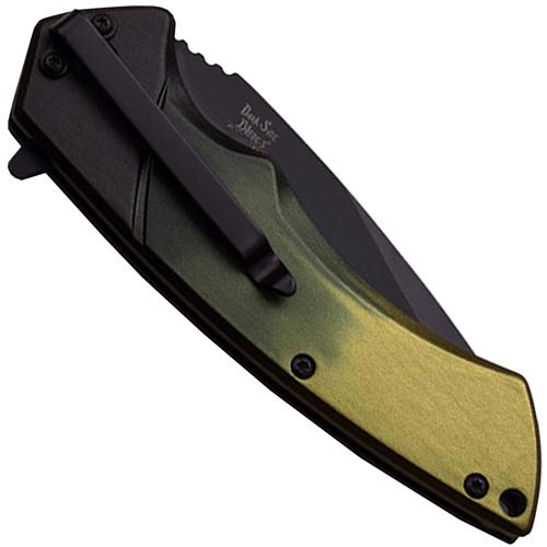 Dark Side Blades Grediant Dual Tone Handle Folding Knife